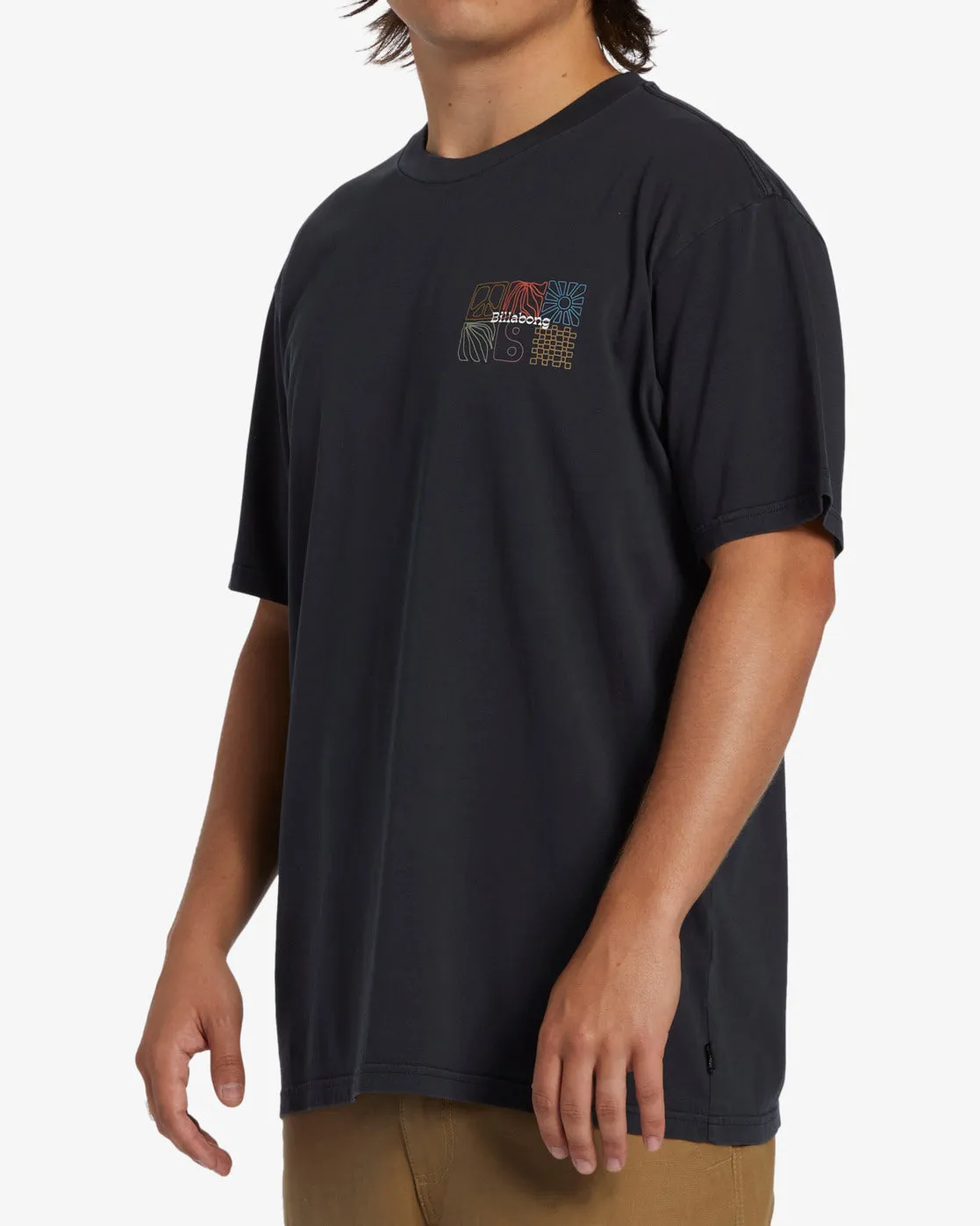 Reflections Short Sleeve Wave Washed T-Shirt - Black sold by Billabong product image thumbnail 5