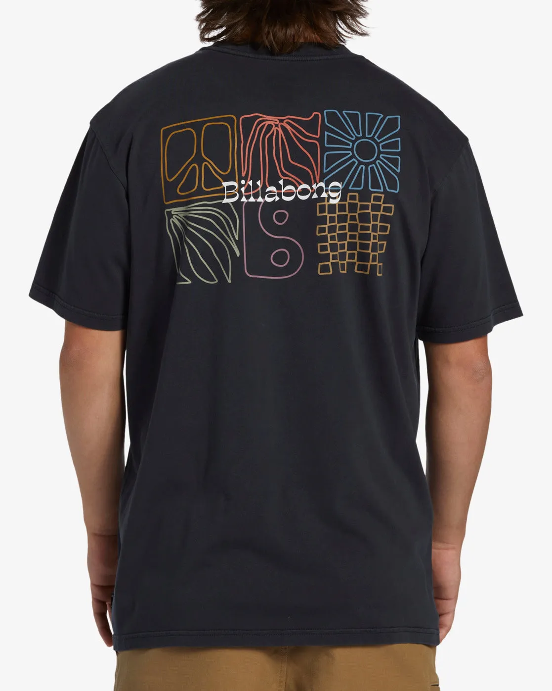 Reflections Short Sleeve Wave Washed T-Shirt - Black sold by Billabong product image thumbnail 3