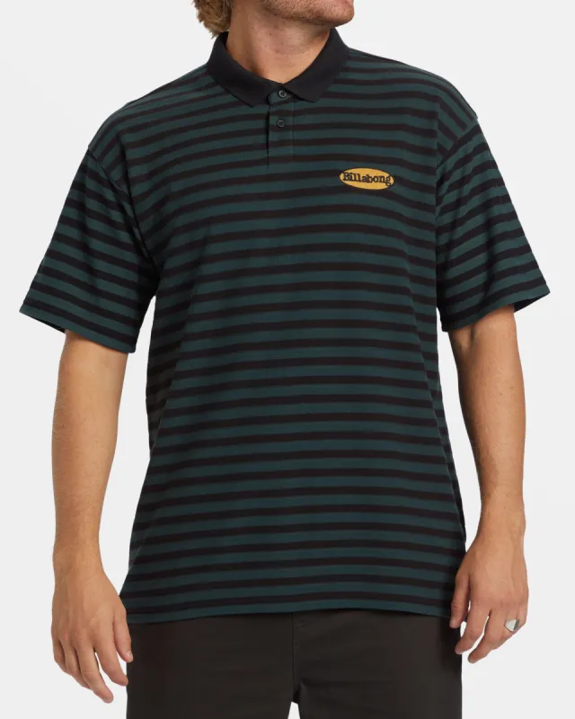 Neutron Short Sleeve Polo Shirt - Black made by Billabong