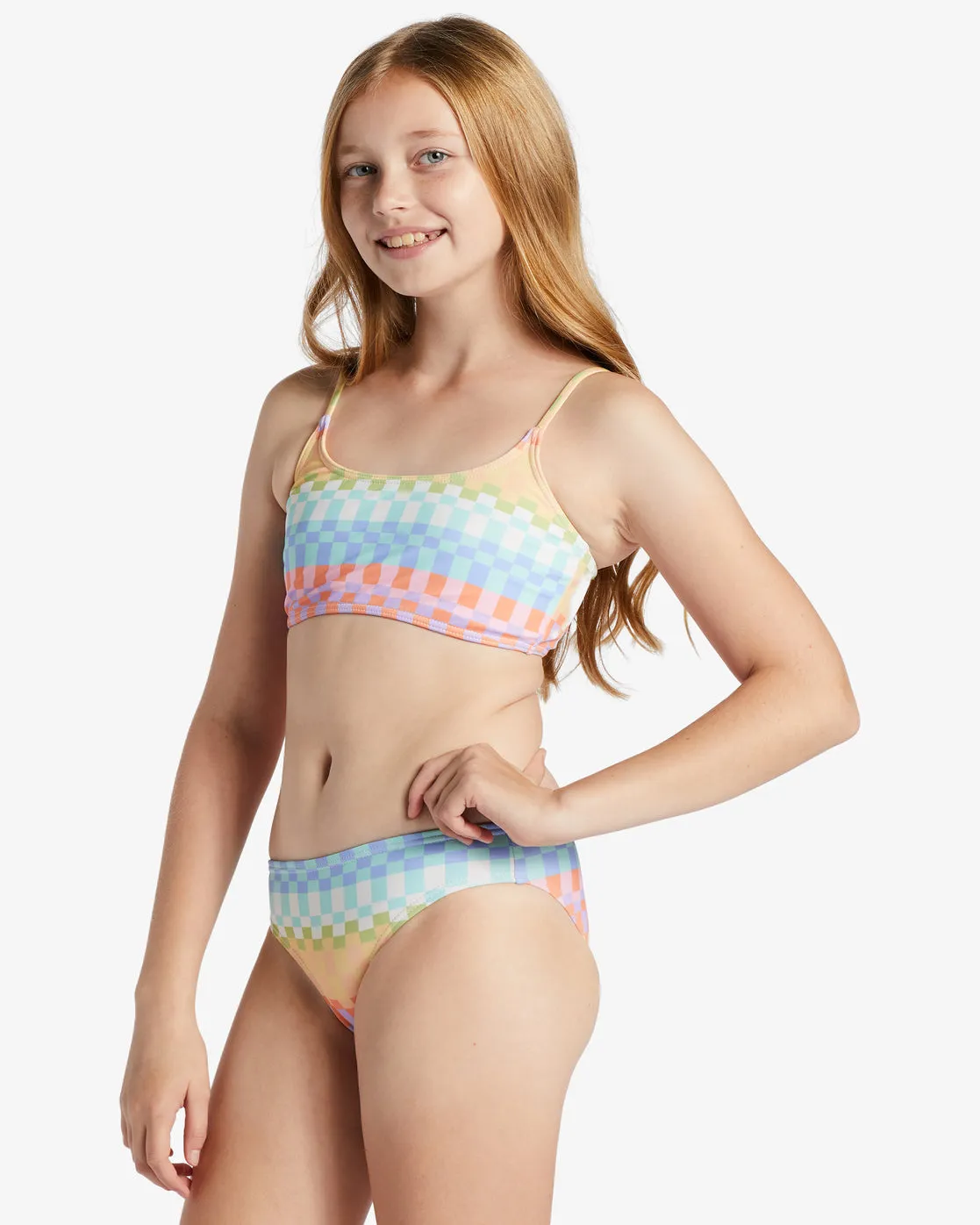 Girls Paradise Check Two Piece Trilet Bikini Set - Multi sold by Billabong product image thumbnail 4