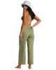 Free Fall High-Waist Pants - Green Eyes sold by Billabong