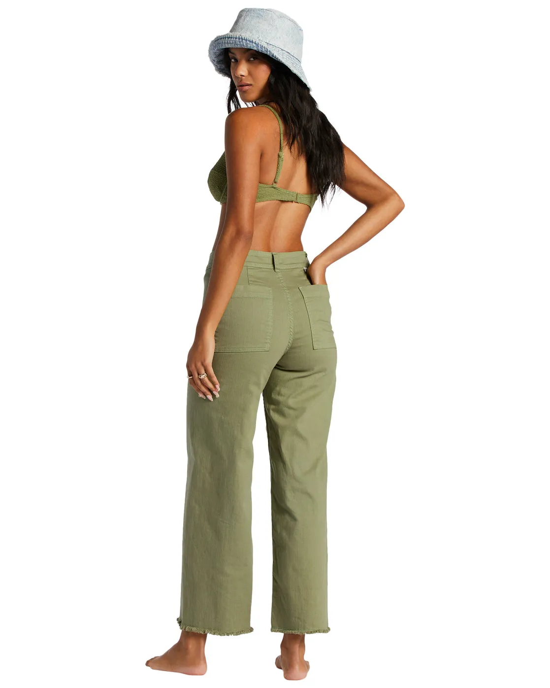 Free Fall High-Waist Pants - Green Eyes sold by Billabong product image thumbnail 4