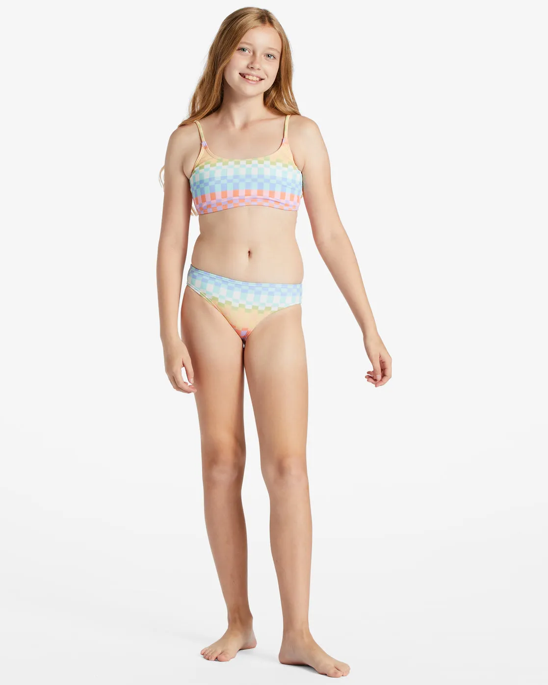 Girls Paradise Check Two Piece Trilet Bikini Set - Multi sold by Billabong product image thumbnail 2
