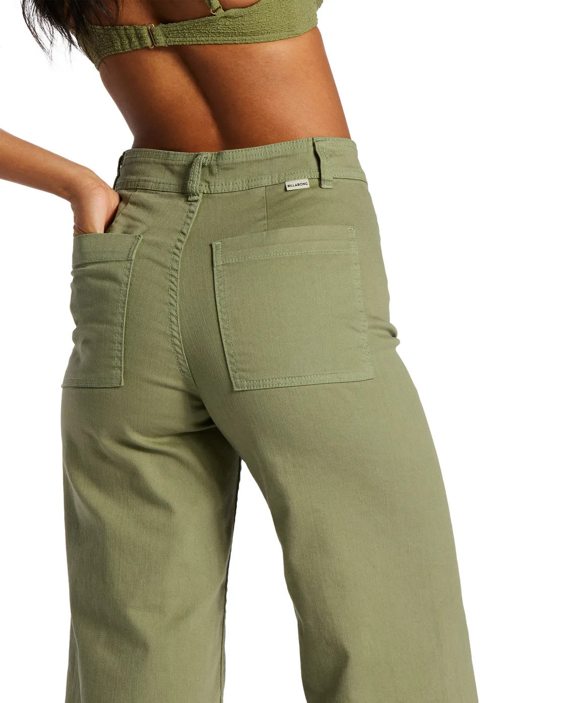 Free Fall High-Waist Pants - Green Eyes sold by Billabong product image thumbnail 5