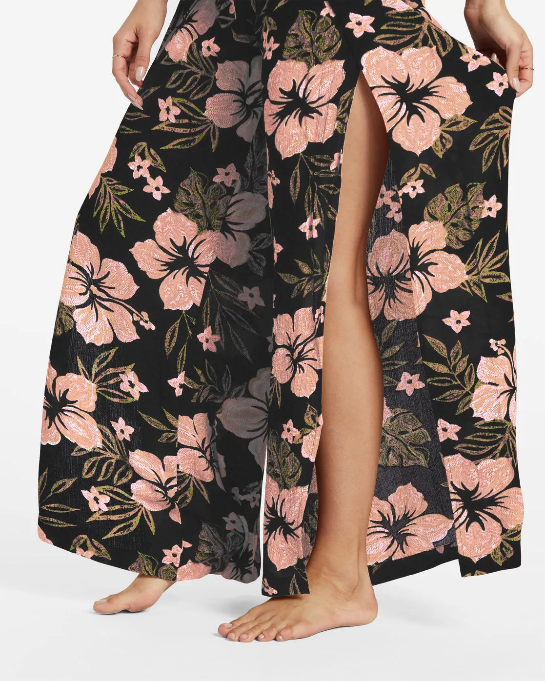 Split Spirit Floral Pants - Black Sands sold by Billabong product image thumbnail 4
