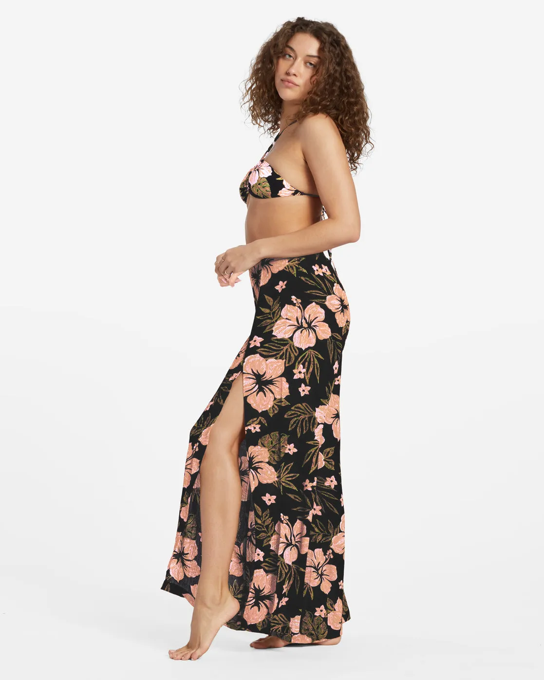 Split Spirit Floral Pants - Black Sands sold by Billabong product image thumbnail 2