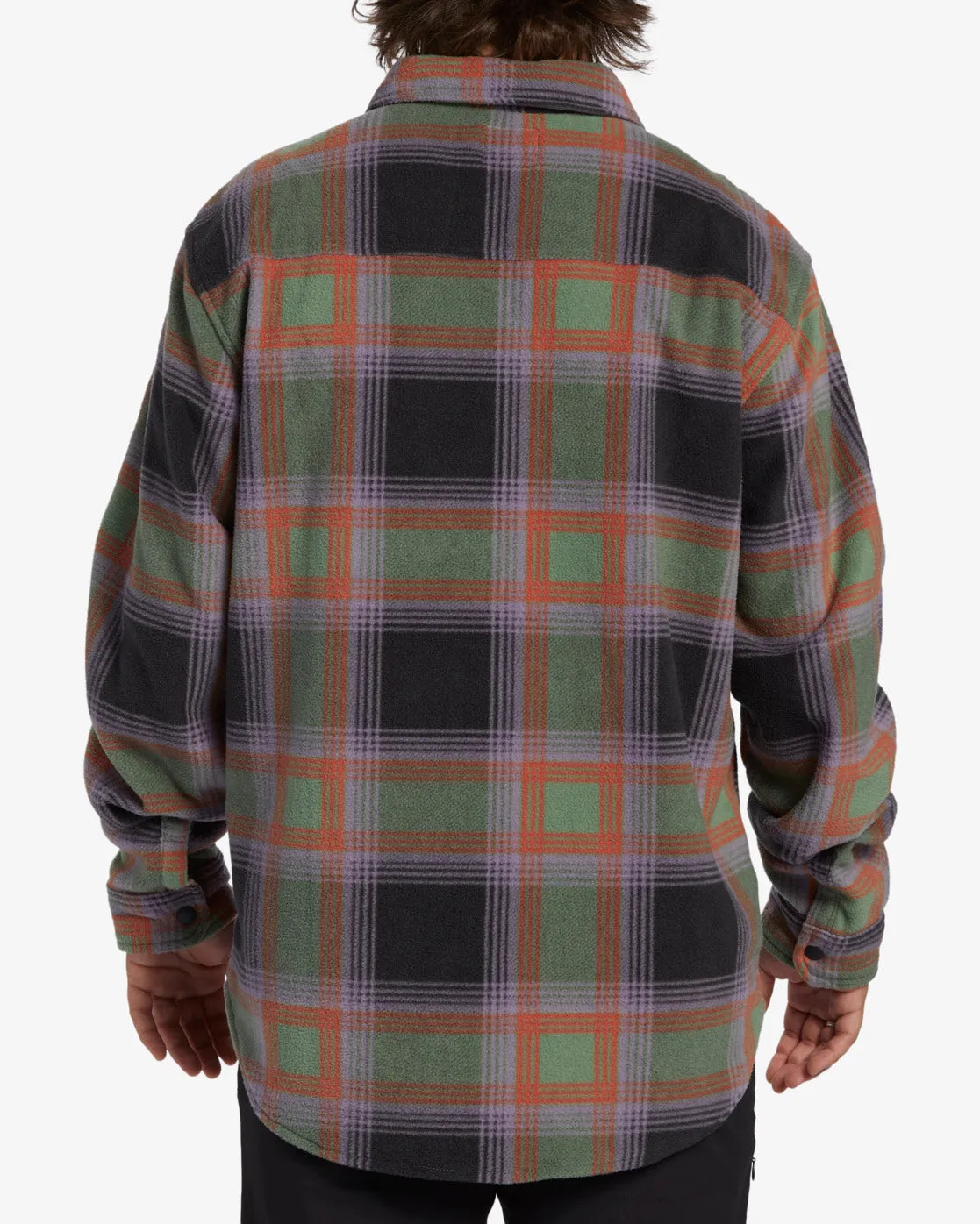 A/Div Furnace Long Sleeve Flannel Shirt - Grey Violet sold by Billabong product image thumbnail 3
