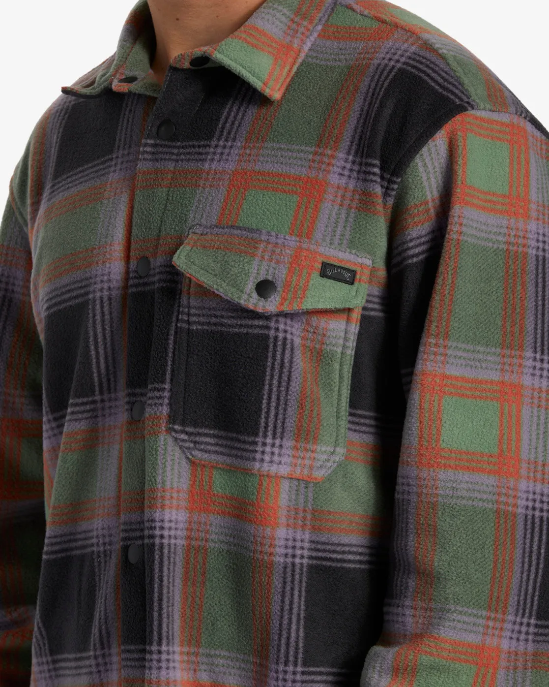 A/Div Furnace Long Sleeve Flannel Shirt - Grey Violet sold by Billabong product image thumbnail 4