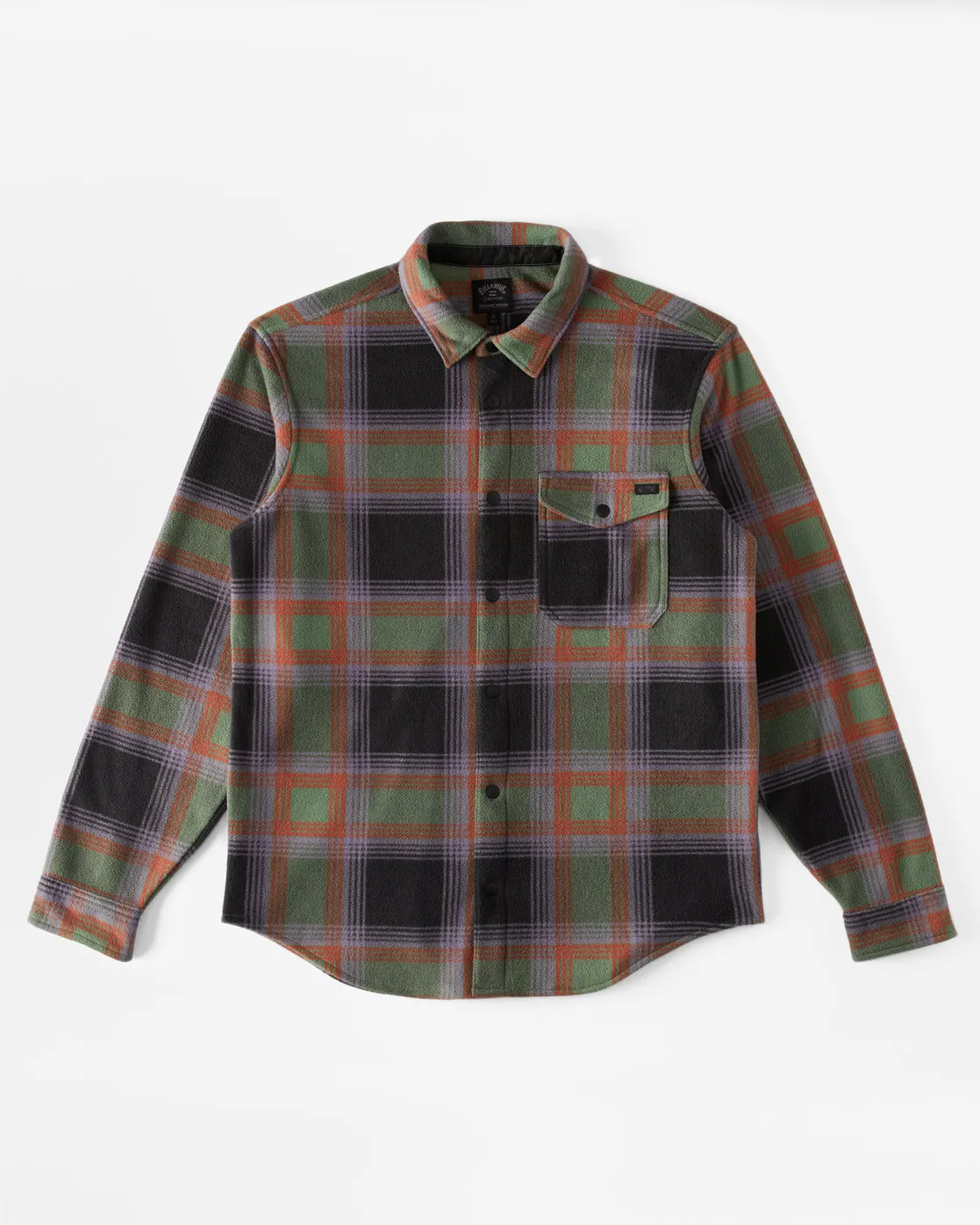 A/Div Furnace Long Sleeve Flannel Shirt - Grey Violet sold by Billabong product image thumbnail 5