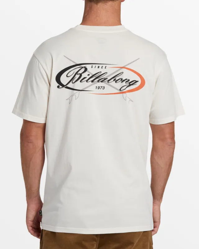 Crossboards T-Shirt - Off White sold by Billabong