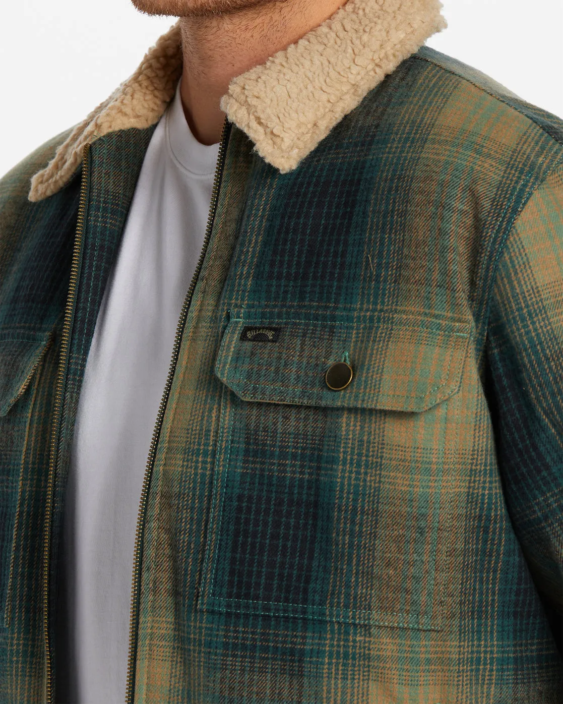 Barlow Sherpa Lined Jacket - Dark Forest sold by Billabong product image thumbnail 4