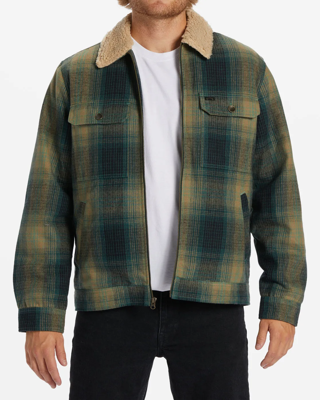 Barlow Sherpa Lined Jacket - Dark Forest sold by Billabong