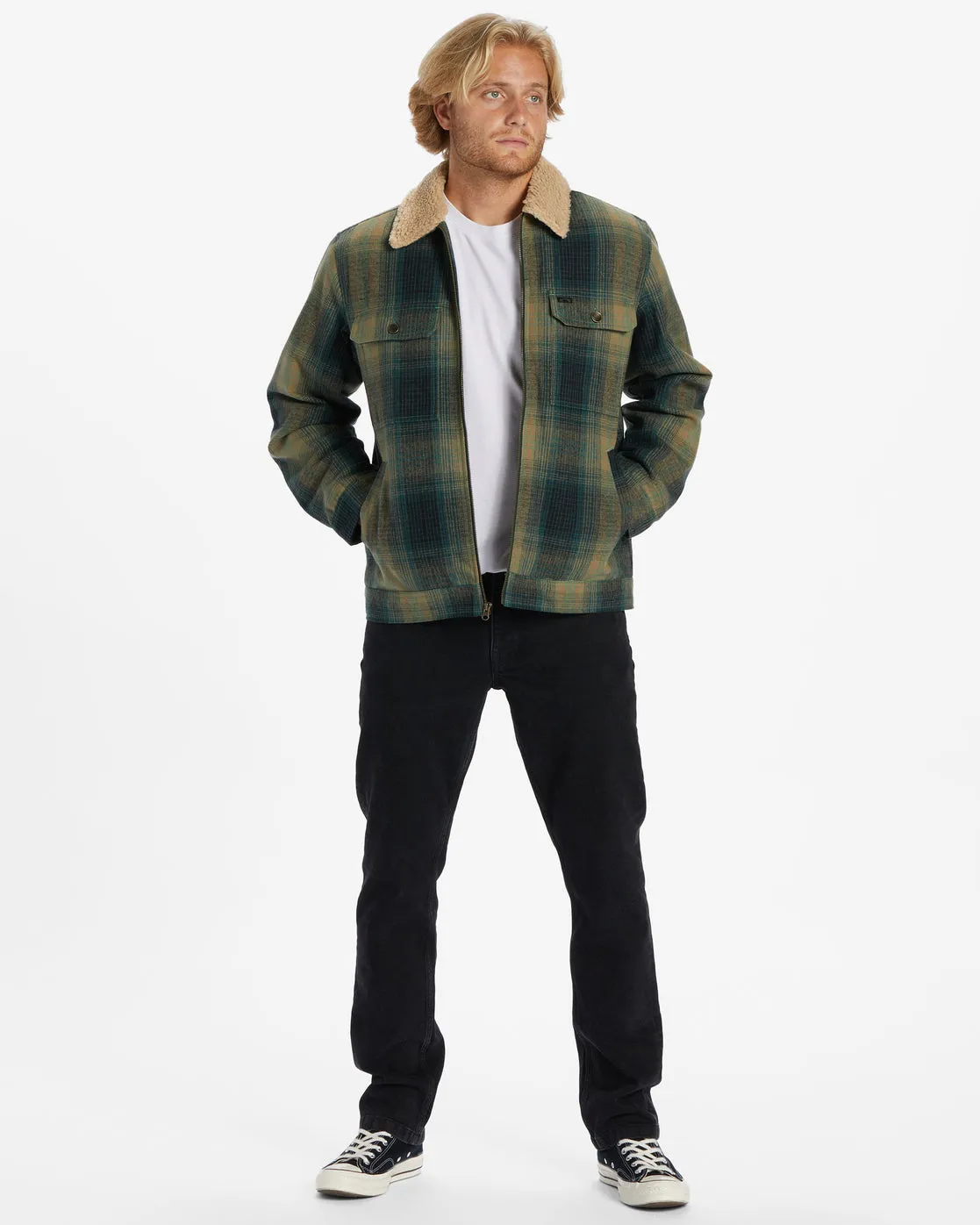 Barlow Sherpa Lined Jacket - Dark Forest sold by Billabong product image thumbnail 2