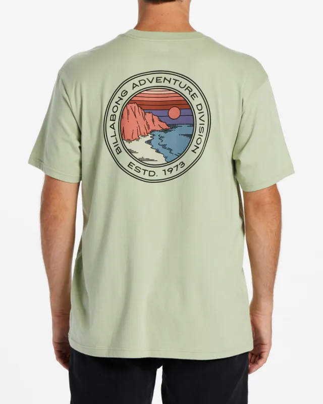 Rockies T-Shirt - Light Sage sold by Billabong