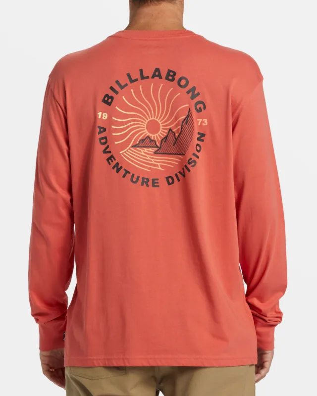 Rockies Long Sleeve T-shirt - Washed Red sold by Billabong