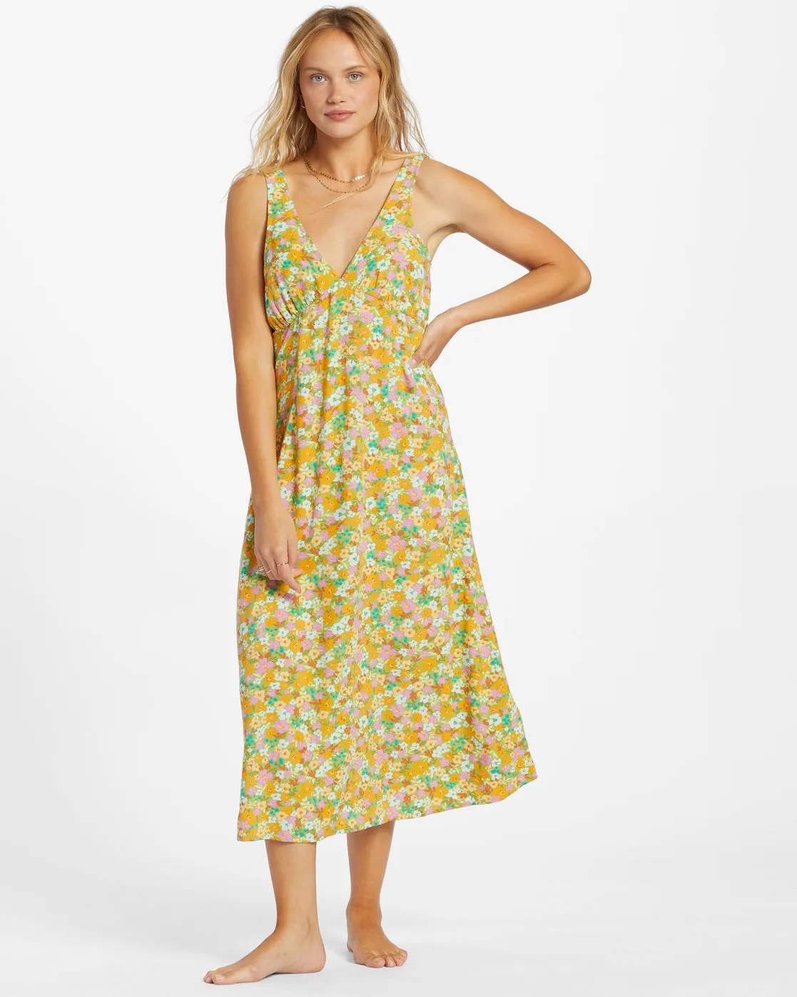 Feel The Love Midi Dress - Palm Green sold by Billabong