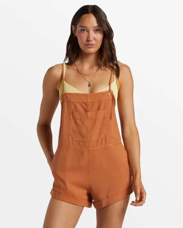 Wild Pursuit Romper - Toffee sold by Billabong