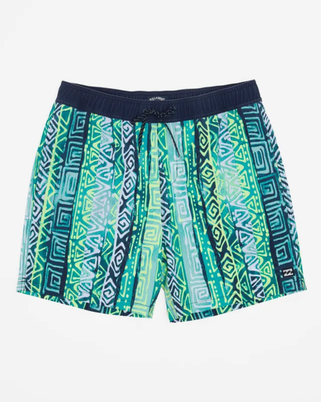 Sundays Layback 17" Swim Trunks - Aqua sold by Billabong