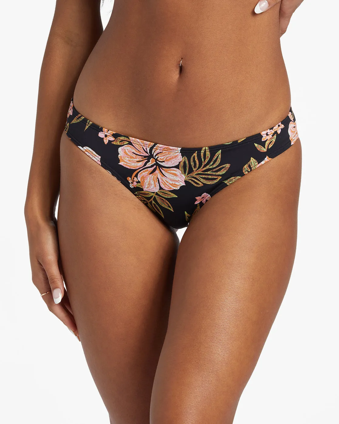 Hooked On Tropics Lowrider Bikini Bottoms - Black Pebble sold by Billabong product image thumbnail 4