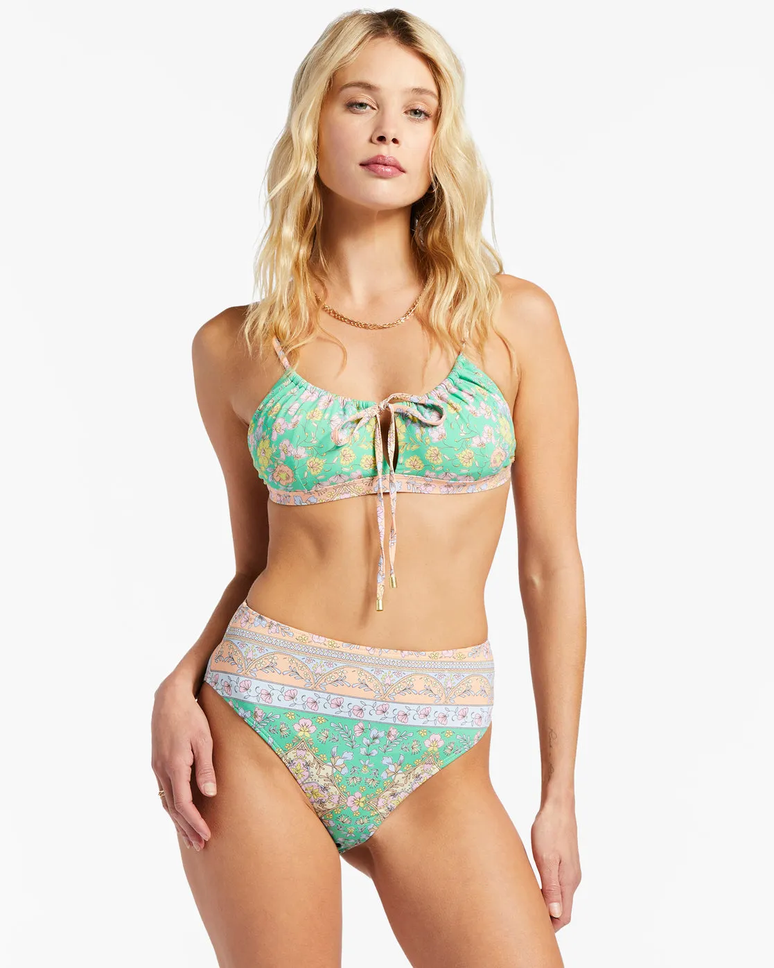 La Mer Hawaii Maui Skimpy Bikini Bottoms - Green sold by Billabong product image thumbnail 2