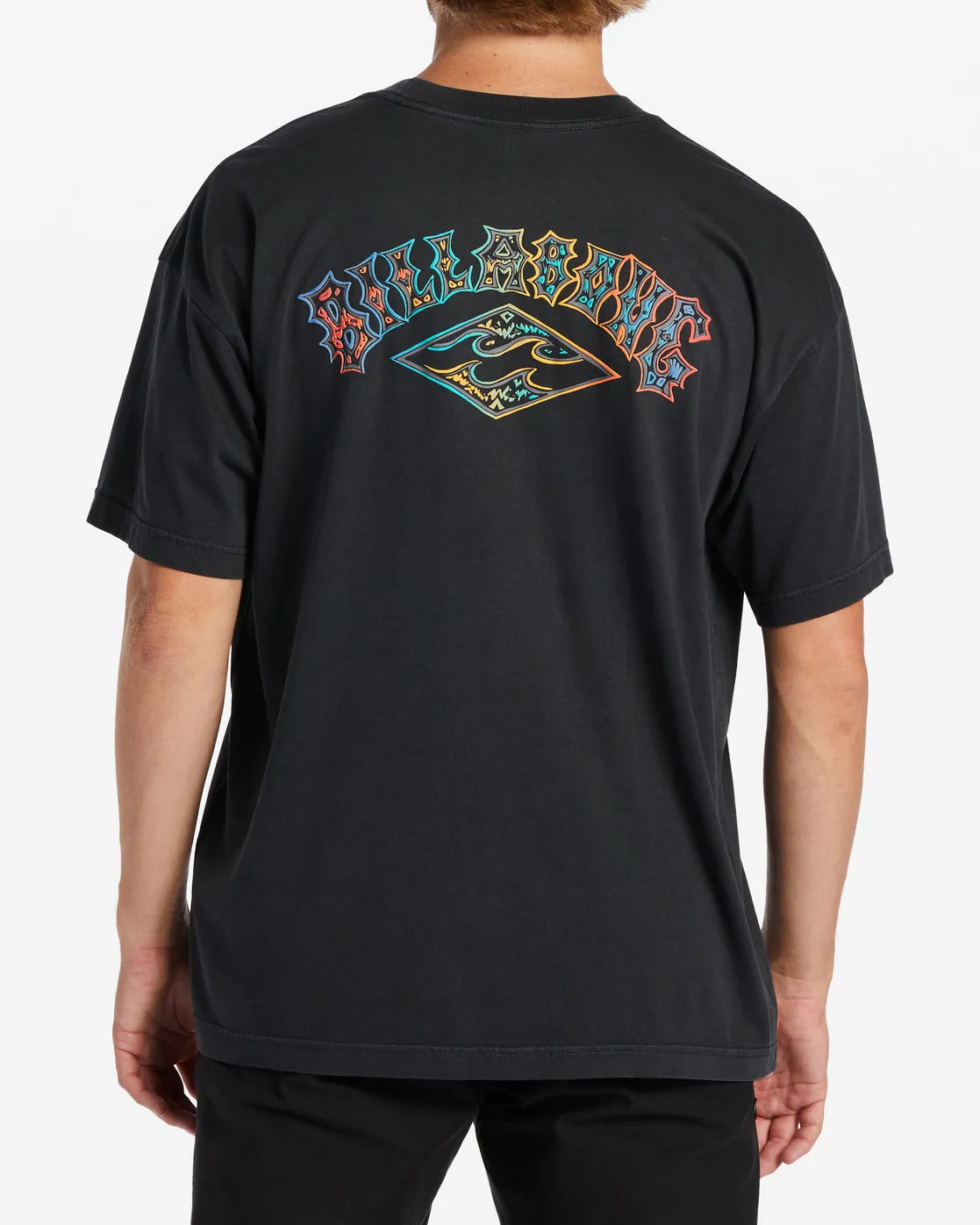 Arch Wave T-Shirt - Washed Black sold by Billabong