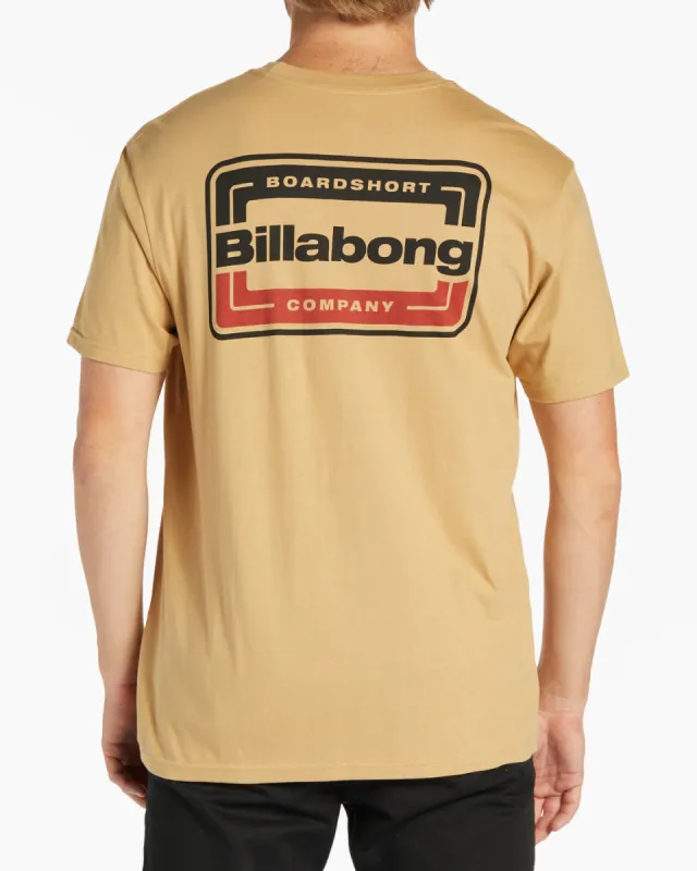 Walled Short Sleeve T-Shirt - Dusty Gold sold by Billabong
