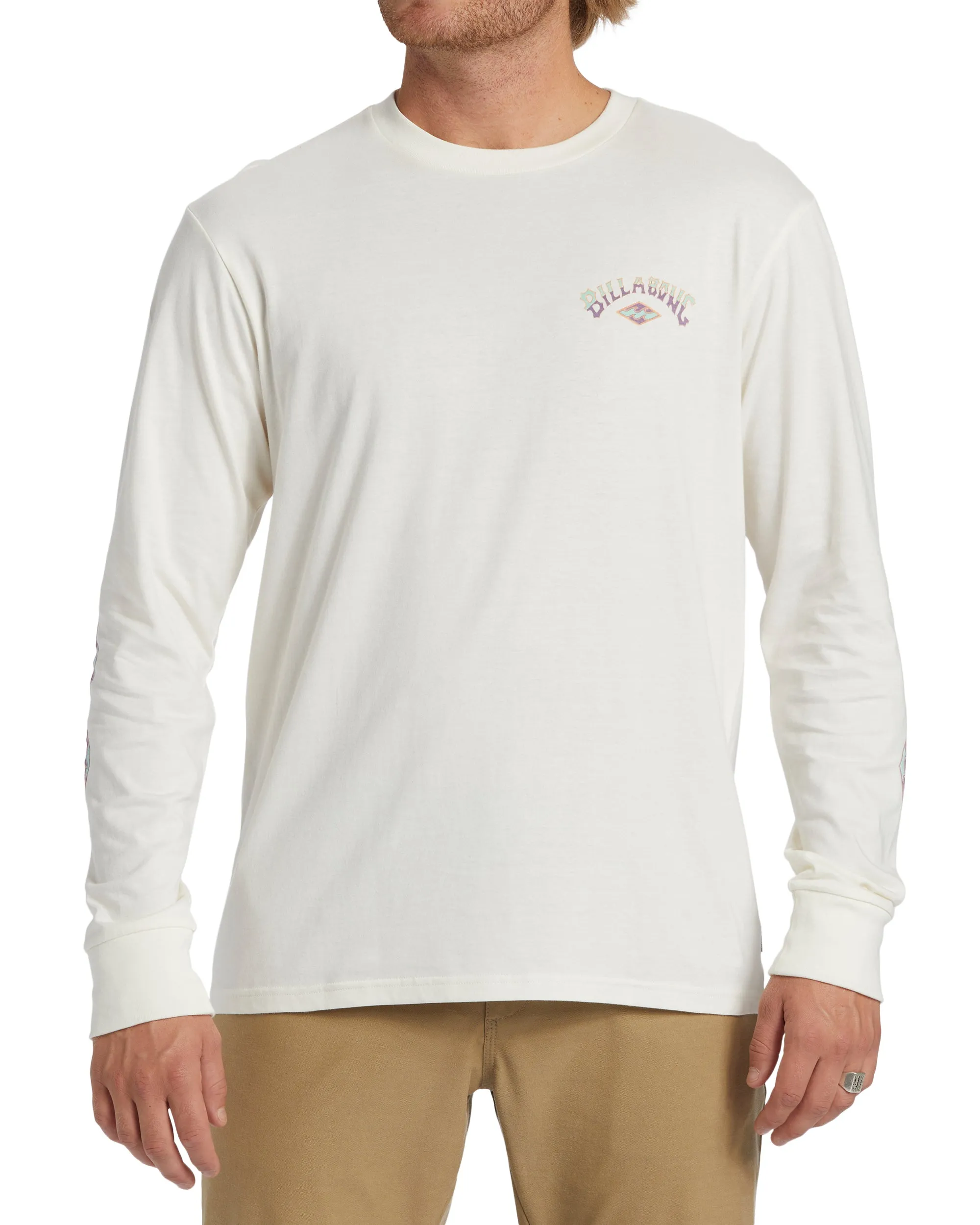 Crayon Wave Long Sleeve T-shirt - Off White sold by Billabong product image thumbnail 2