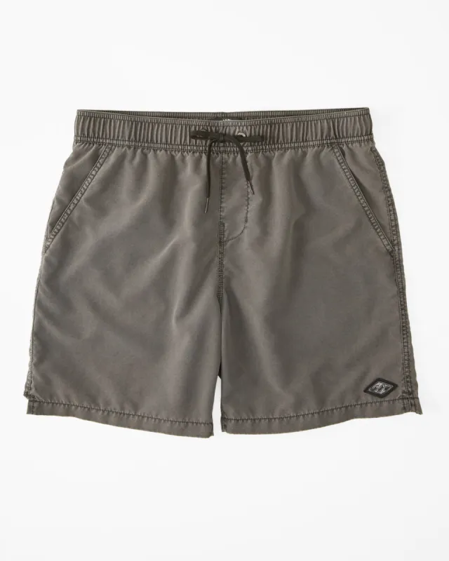 All Day Layback 17" Swim Trunks - Black sold by Billabong
