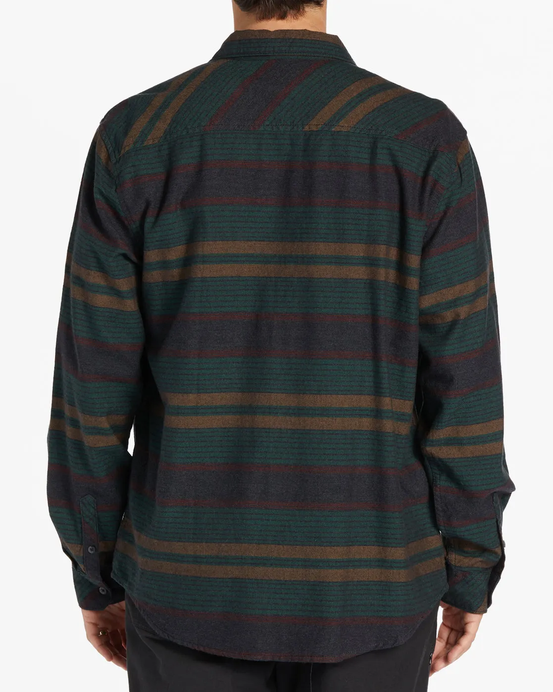 Coastline Flannel Long Sleeve Shirt - Jungle sold by Billabong product image thumbnail 2