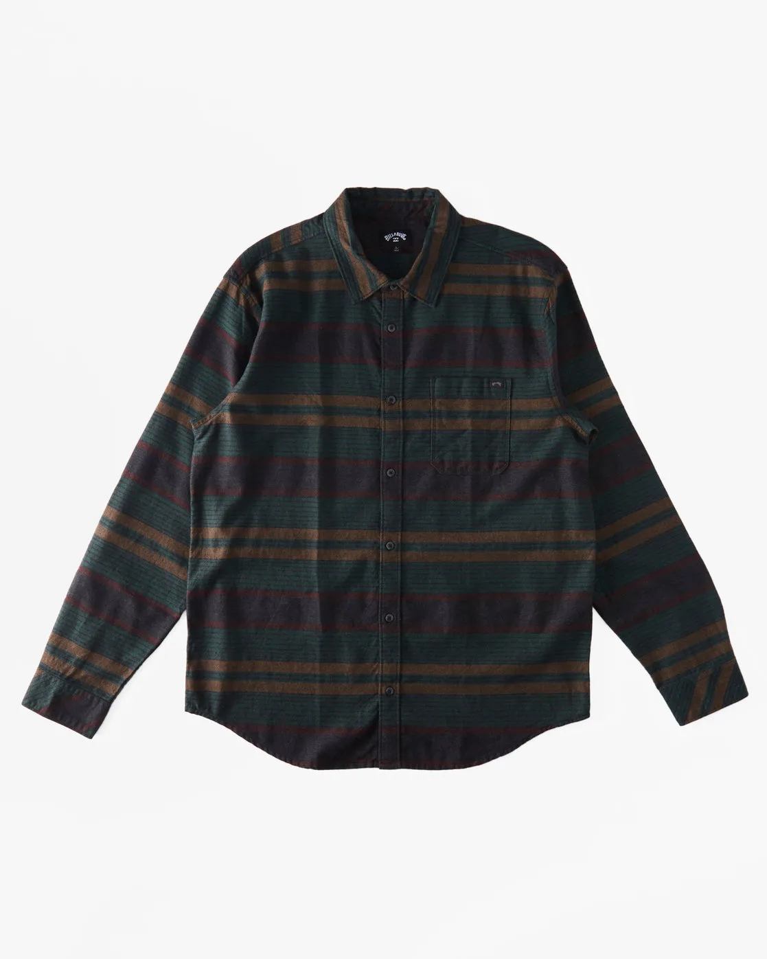 Coastline Flannel Long Sleeve Shirt - Jungle sold by Billabong product image thumbnail 5