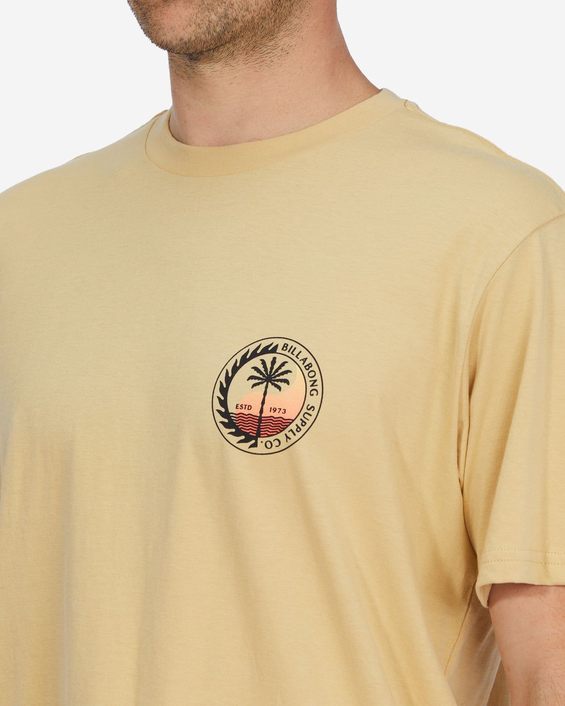 Transport Short Sleeve T-Shirt - Straw sold by Billabong product image thumbnail 3