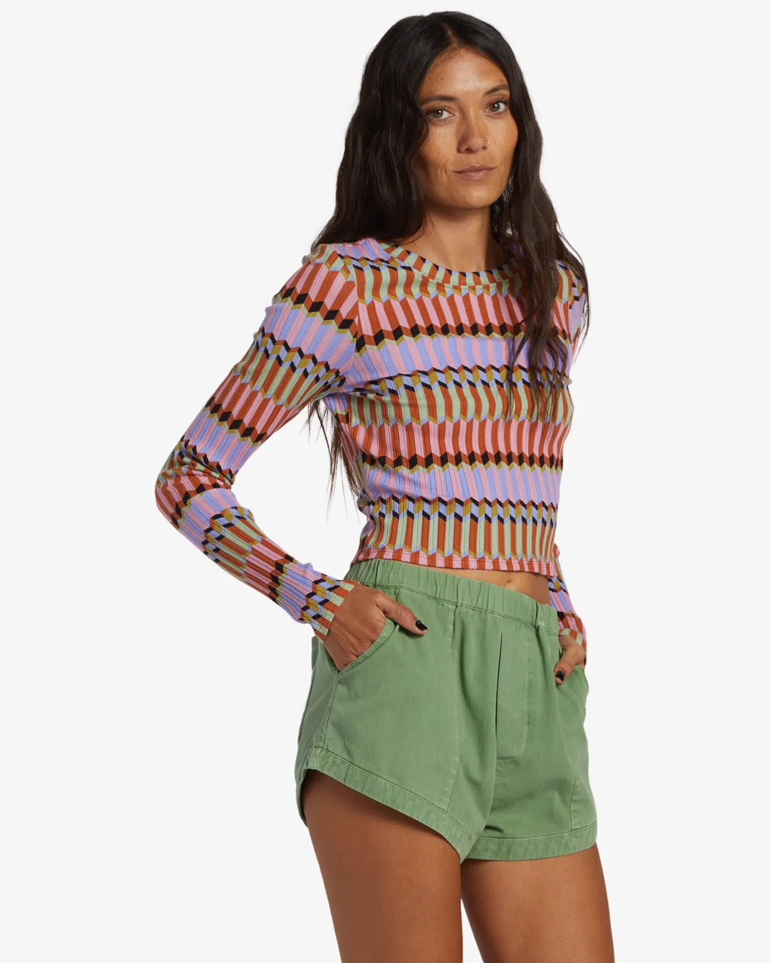 Dont Sweat It Top - Multi sold by Billabong product image thumbnail 2