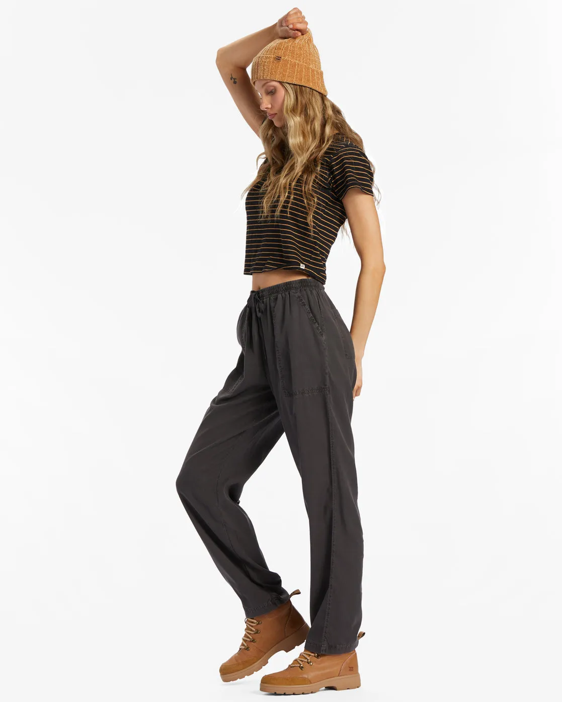 Beachy Keen Woven Pants - Off Black 1 sold by Billabong product image thumbnail 2