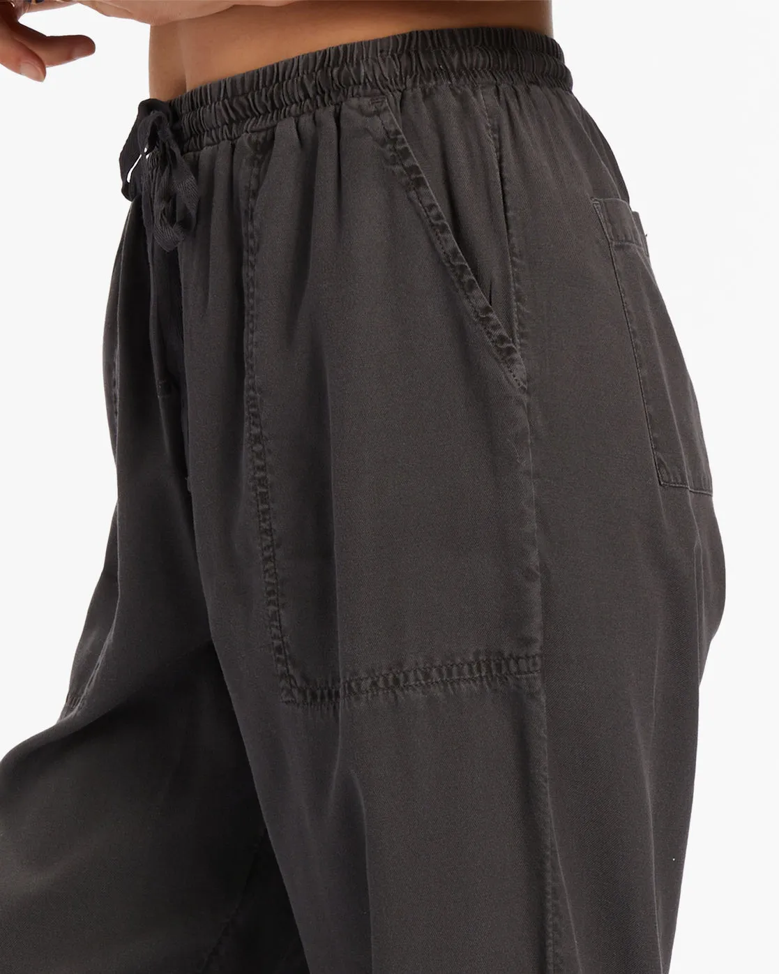 Beachy Keen Woven Pants - Off Black 1 sold by Billabong product image thumbnail 4