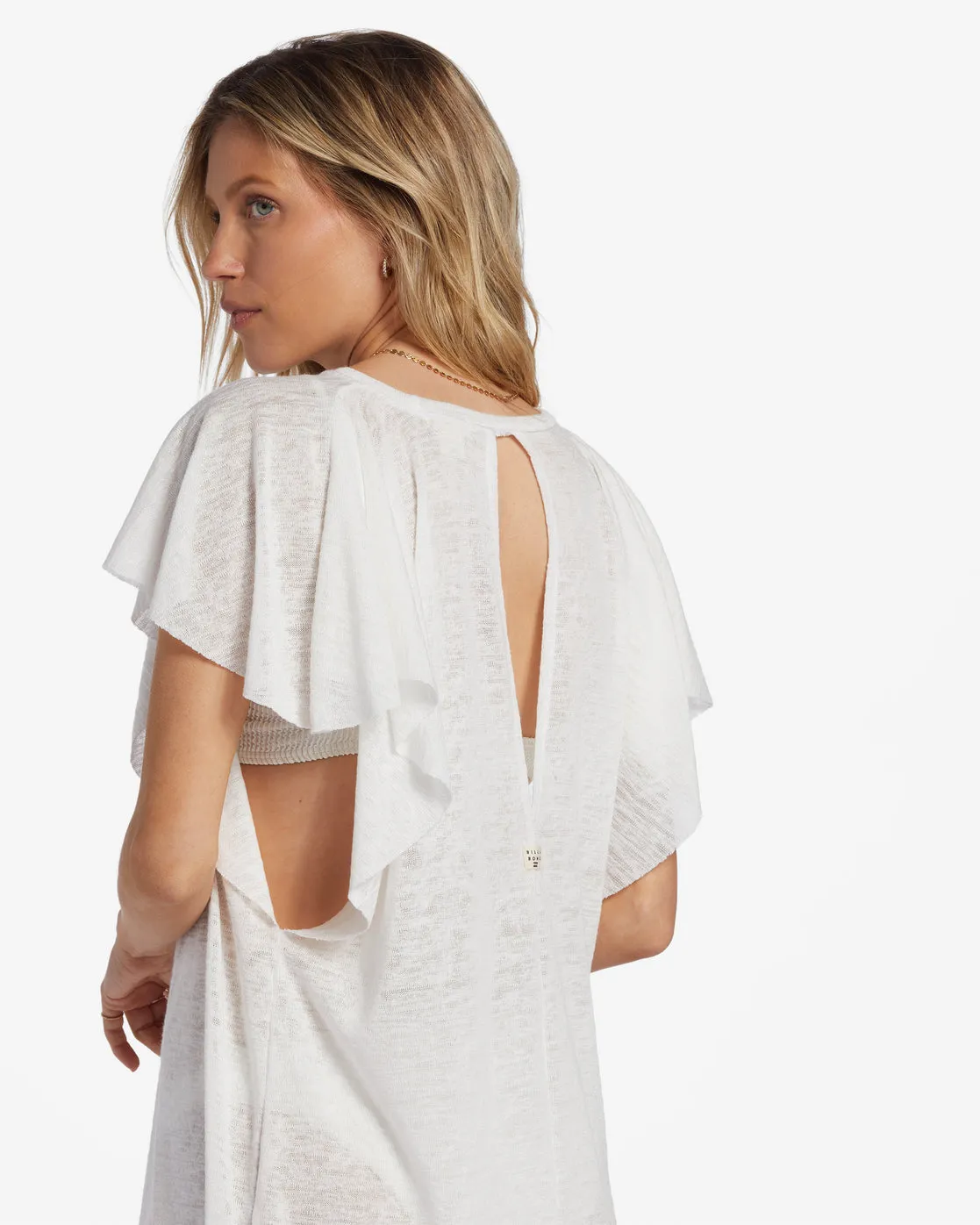 Out For Waves Cover-Up Dress - Salt Crystal 2 sold by Billabong product image thumbnail 4
