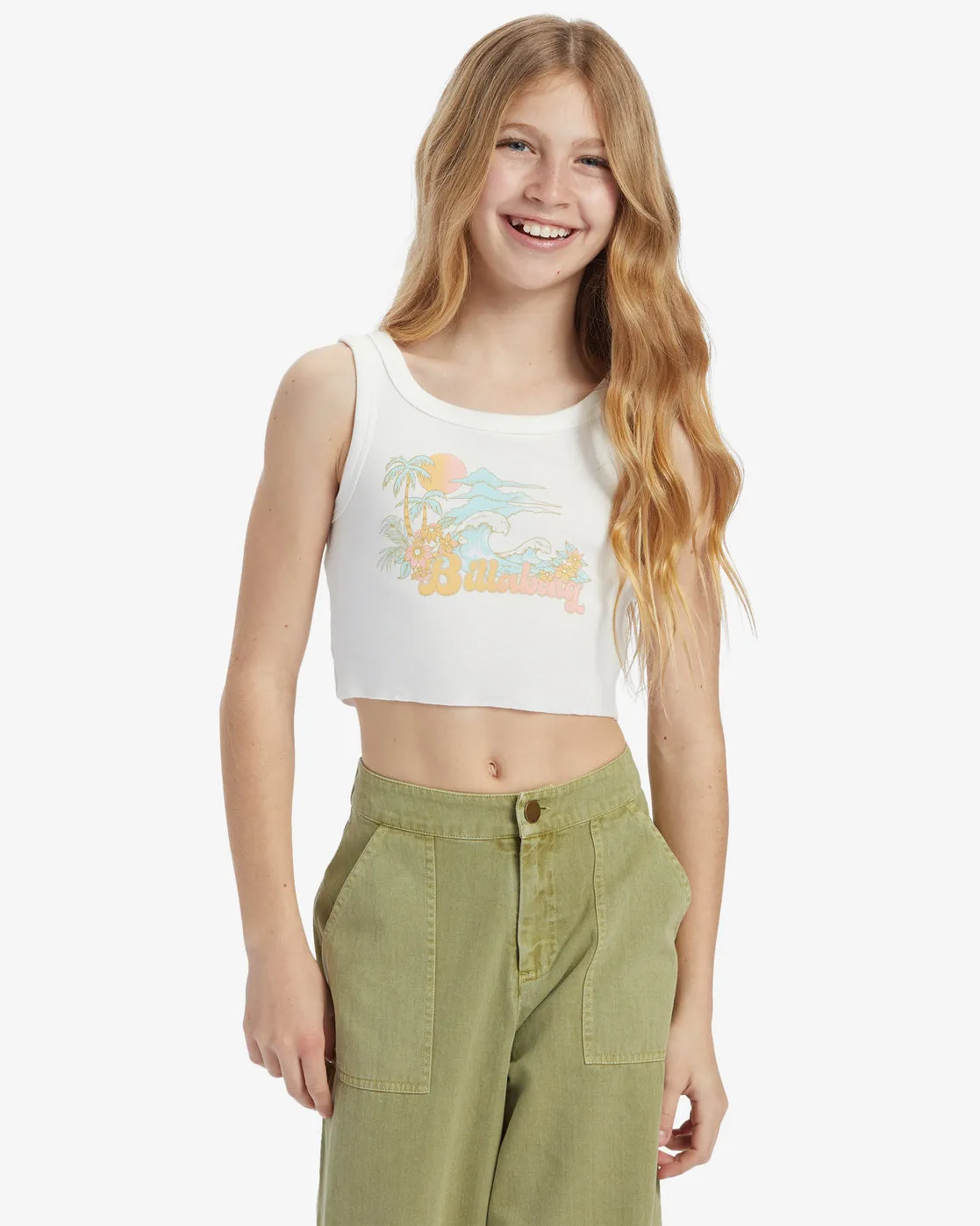 Girls Sweet Waves T-Shirt - Salt Crystal sold by Billabong