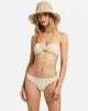 Check Please Bandeau Bikini Top - Multi sold by Billabong