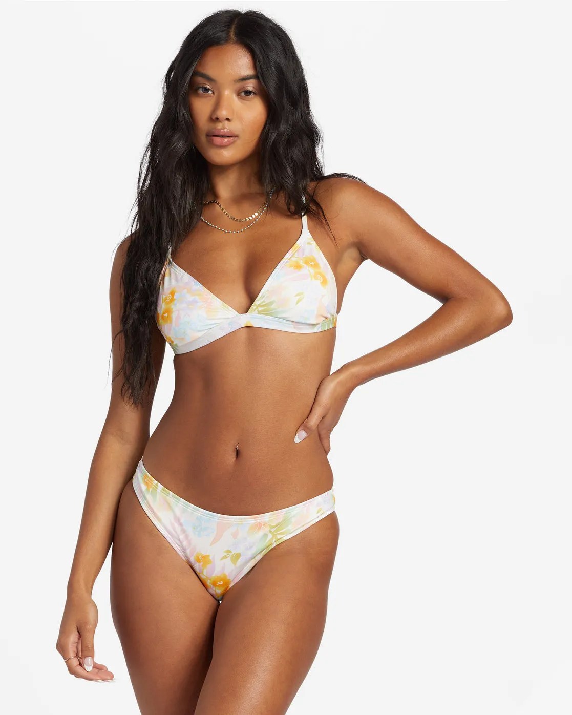 Peaceful Palms Cocoa Pant Bikini Bottoms - Multi sold by Billabong product image thumbnail 3