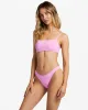 Sol Searcher Hike Bikini Bottoms - Pink Trails sold by Billabong