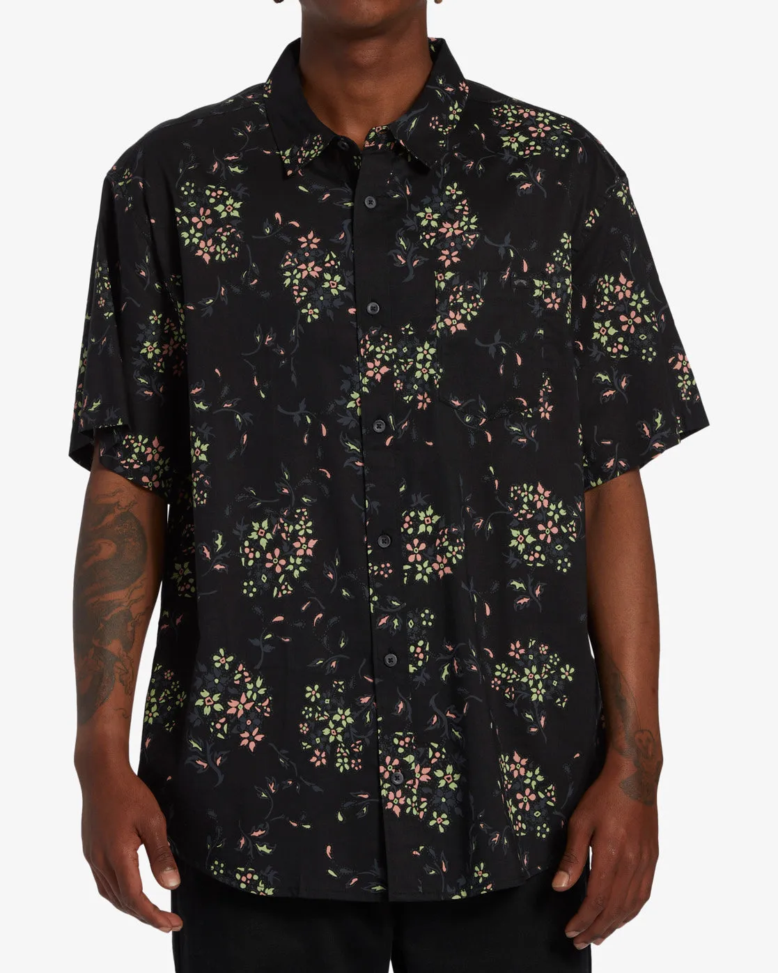 Sundays Mini Short Sleeve Shirt - Asphalt sold by Billabong