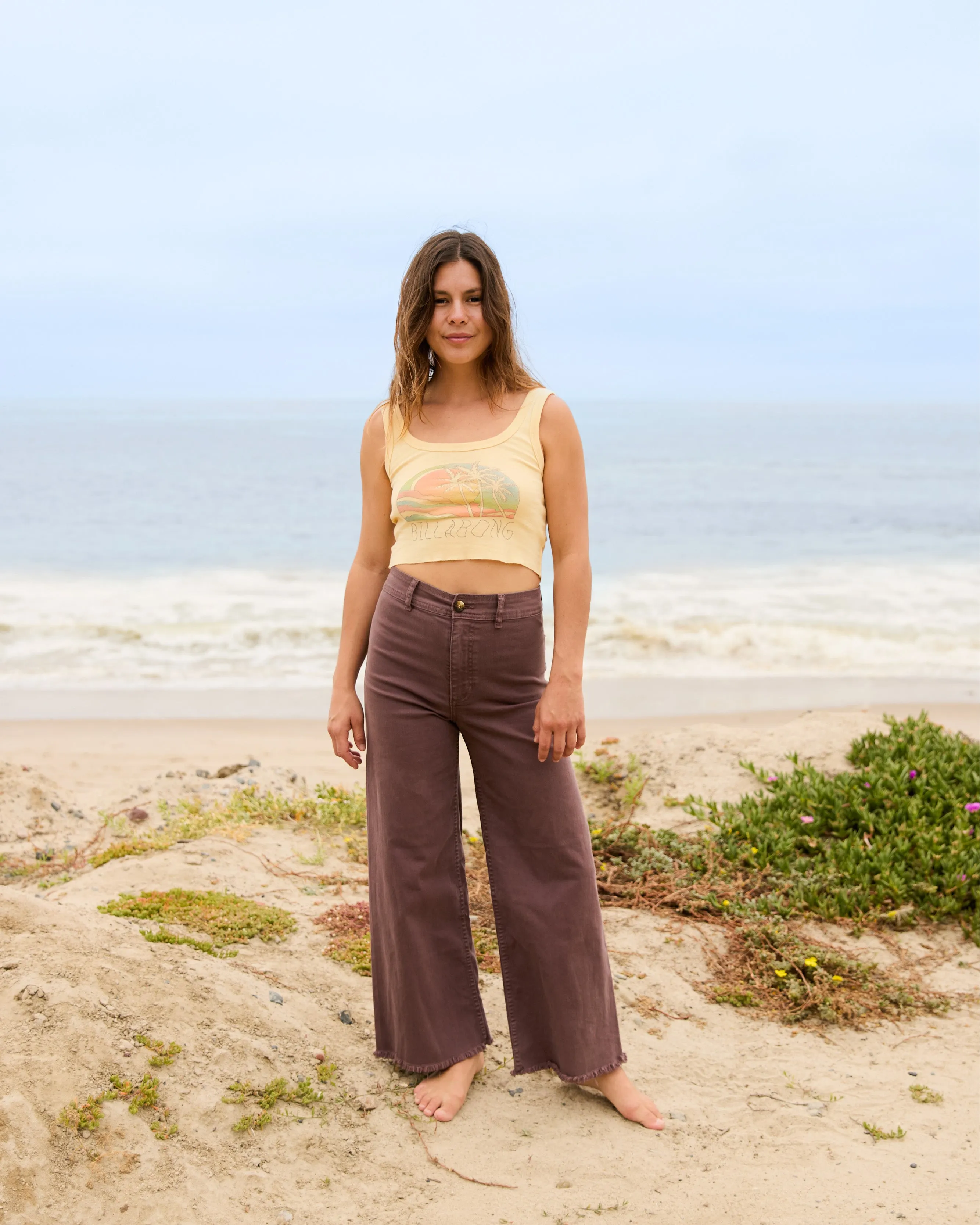 Free Fall High-Waist Pants - Kona sold by Billabong