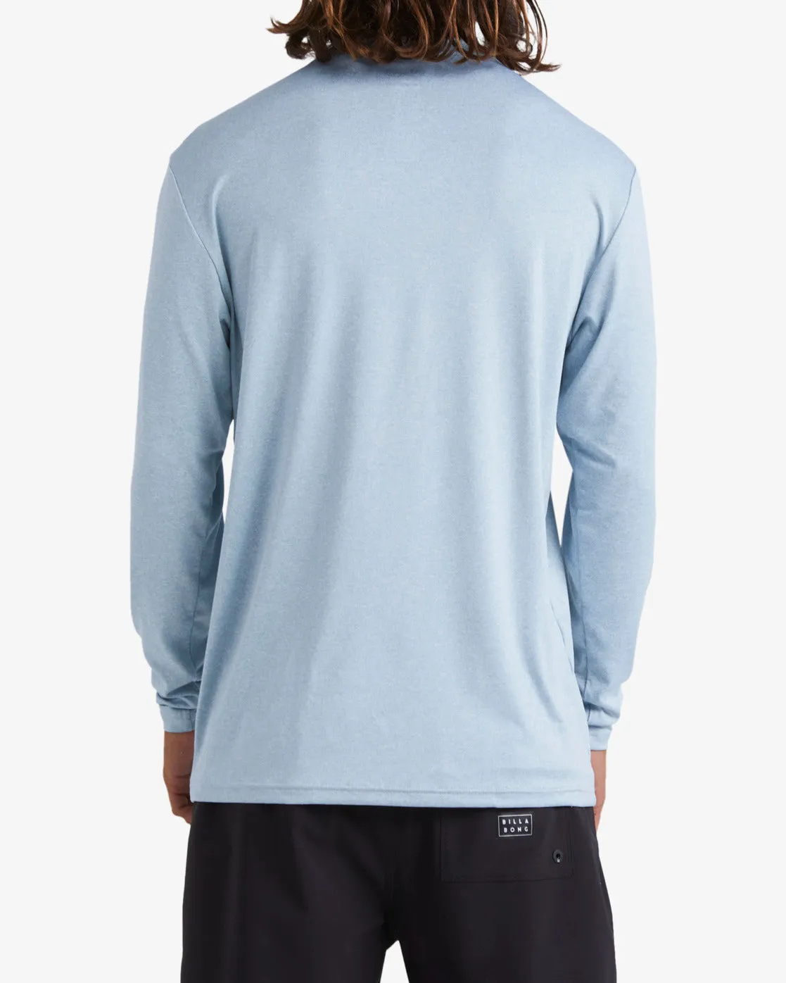 Unity Loose Fit Long Sleeve Surf Tee - Smoke Blue Heather sold by Billabong product image thumbnail 3