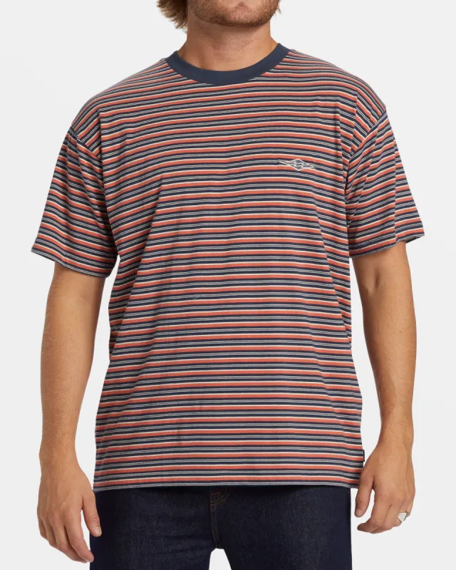 Baxter T-shirt - Dusty Navy sold by Billabong