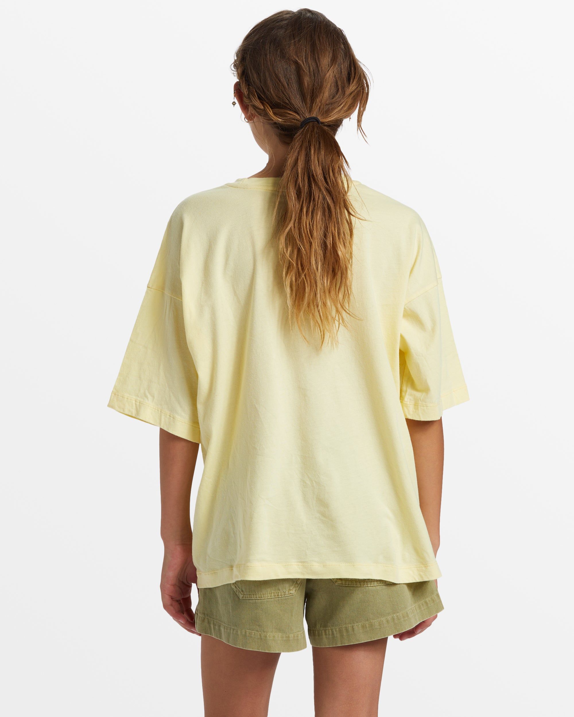 Girl's Dusk To Dawn Oversized T-Shirt - Mellow Yellow sold by Billabong product image thumbnail 2