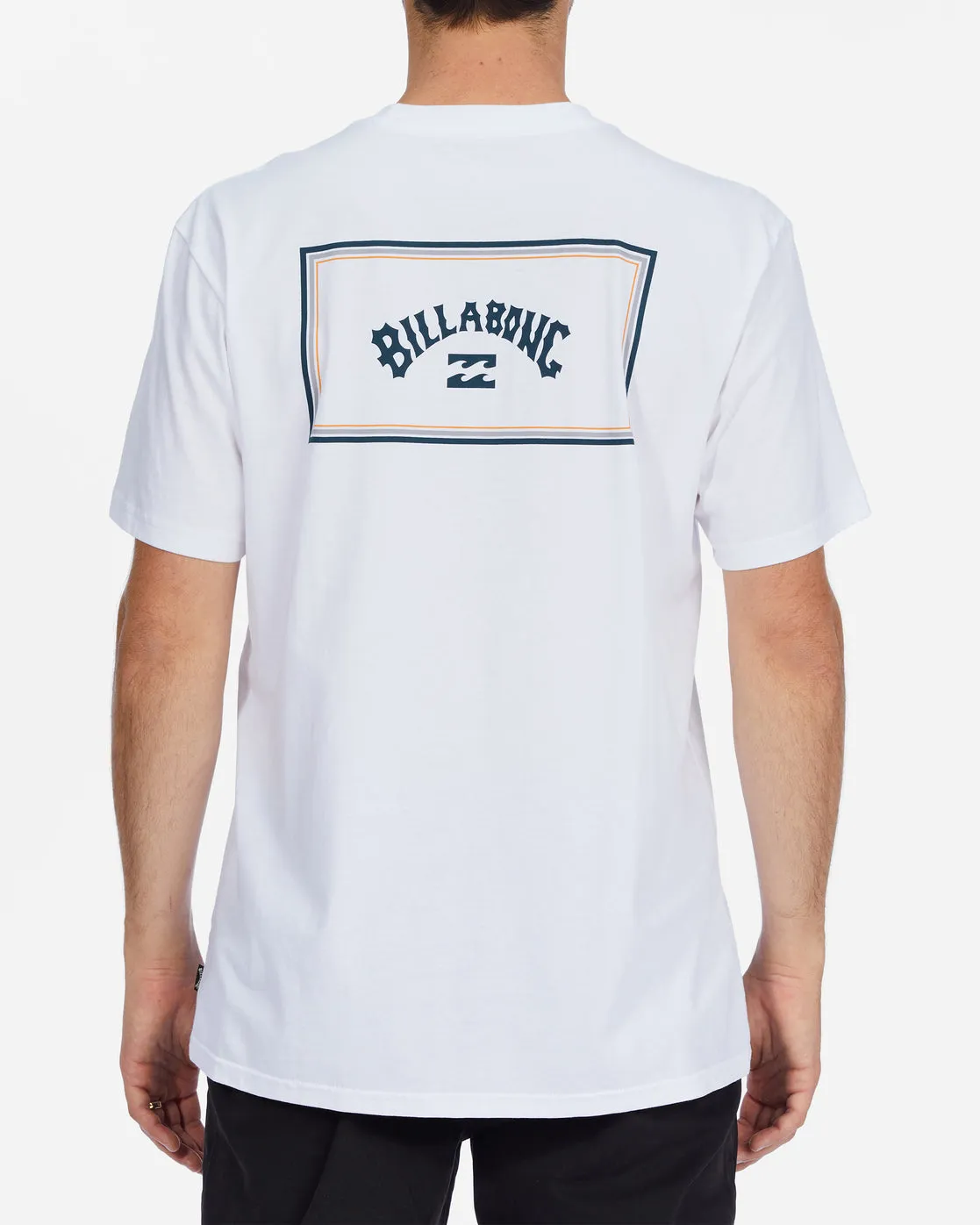 Arch Block Short Sleeve T-Shirt - White sold by Billabong