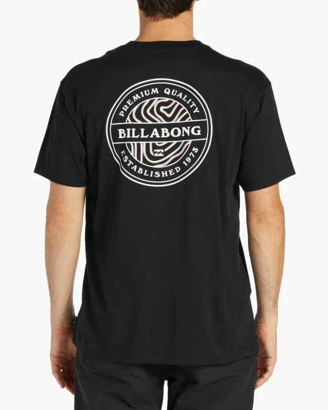 Rotor Short Sleeve T-Shirt - Black sold by Billabong