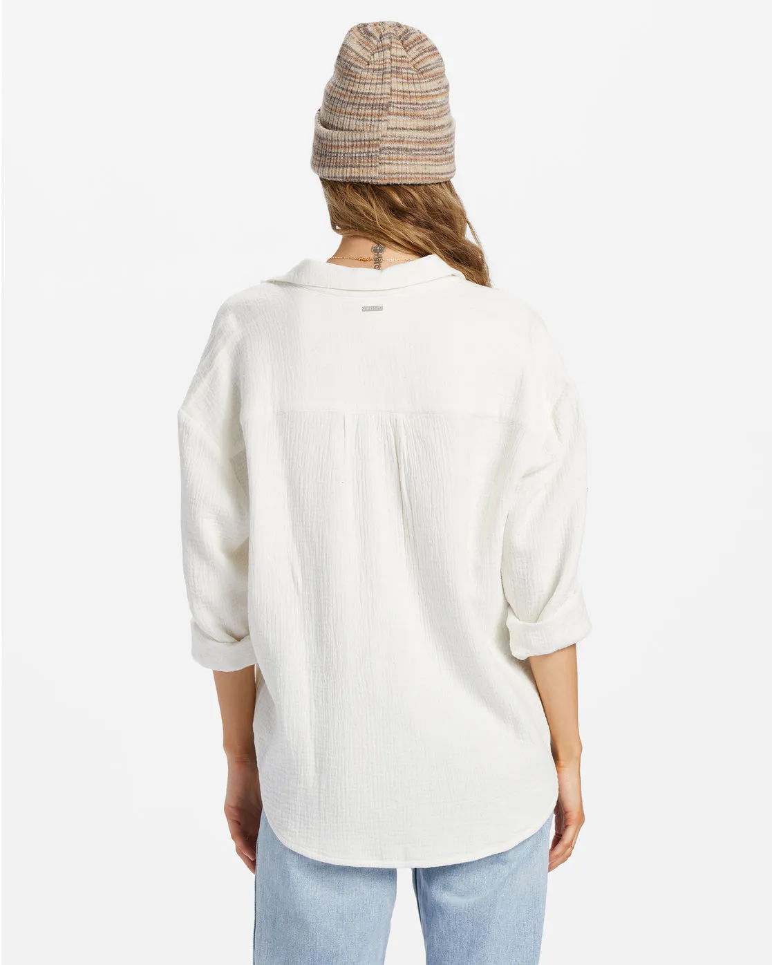 Right On Long Sleeve Shirt - Salt Crystal sold by Billabong product image thumbnail 3