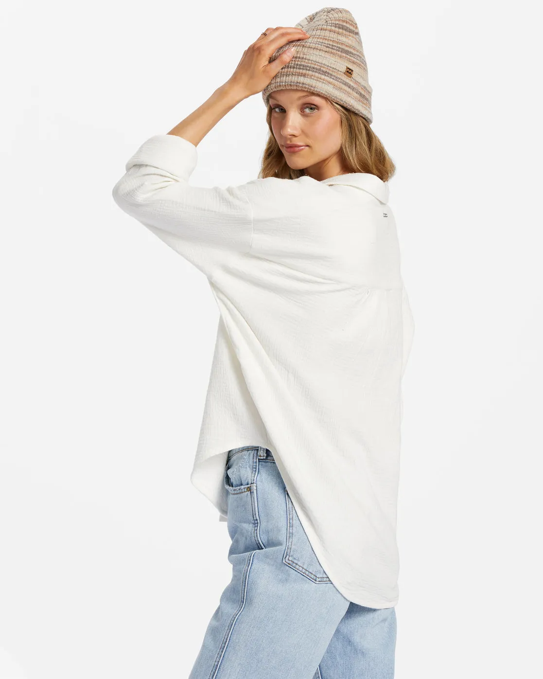 Right On Long Sleeve Shirt - Salt Crystal sold by Billabong product image thumbnail 4