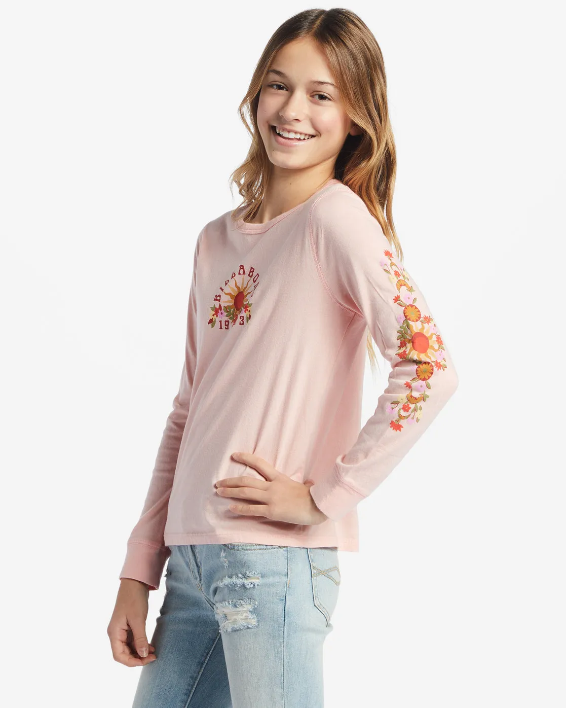 Girls Wild Flowers Bloom T-Shirt - Soft Blush sold by Billabong product image thumbnail 2