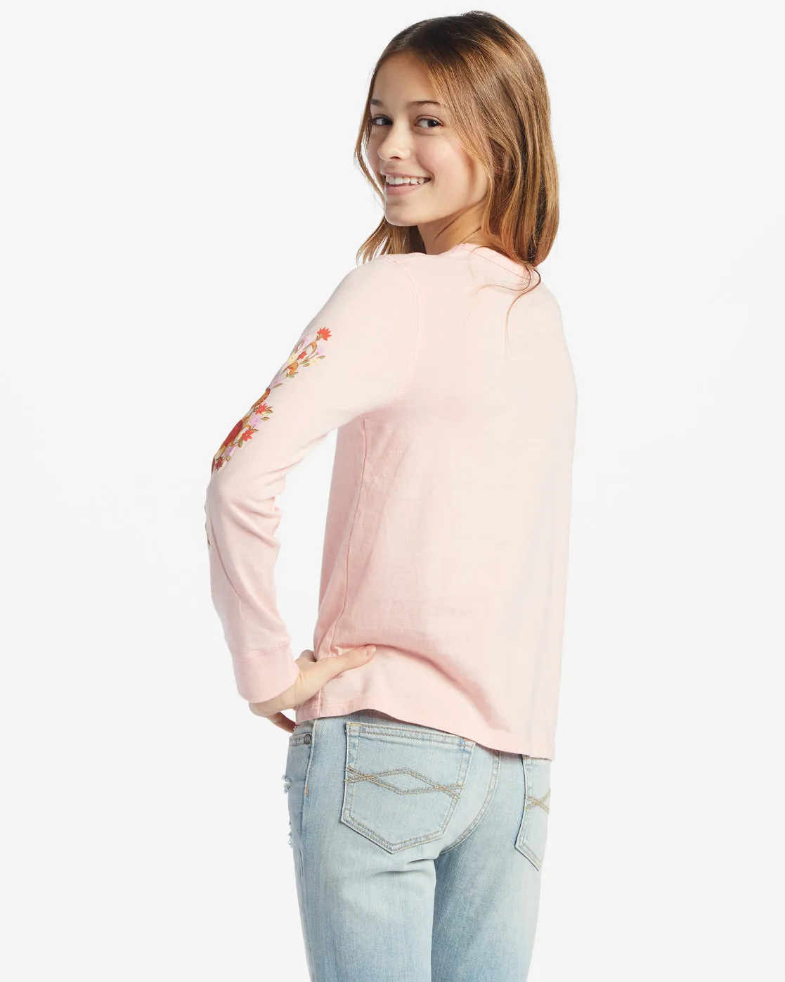 Girls Wild Flowers Bloom T-Shirt - Soft Blush sold by Billabong product image thumbnail 3